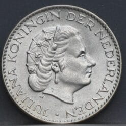 Alternative view of 1 Gulden 1956 Juliana