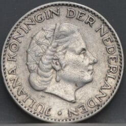 Alternative view of 1 Gulden 1957 Juliana