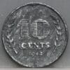 10 Cent 1942 - dubbeltje 1942 ZINK