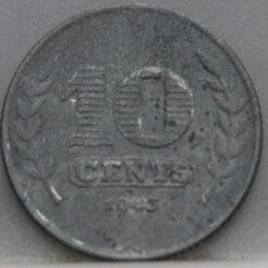 10 Cent 1943 - dubbeltje 1943 ZINK