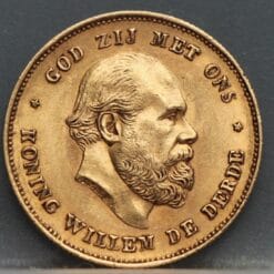 10 gulden 1875 - gouden tientje 1875 Willem 3 - mooi!