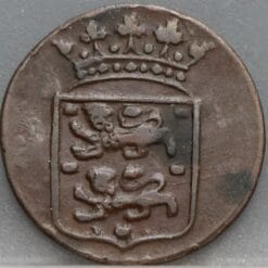 Alternative view of Duit West Friesland VOC 1792 - netjes en schaars!