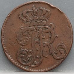 Alternative view of 3 Pfennig 1752 (A) Pruisen
