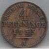 4 Pfenninge 1855 (A) Pruisen - mooi!