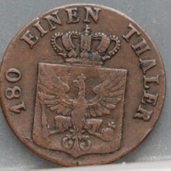 Alternative view of 2 Pfenninge 1828 (D) Pruisen