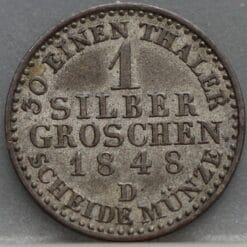 1 Silbergroschen 1848 (D) Pruisen