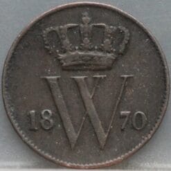1 cent 1870 Willem 3