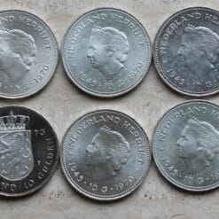 Alternative view of 10 stuks zilveren tientje 1970 / 1973 - 10 gulden 1970 / 1973 Juliana