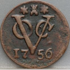 Duit Zeeland VOC 1756