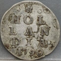 2 stuiver 1790 Holland - dubbele wapenstuiver 1790 Holland