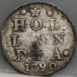 2 stuiver 1790 Holland - dubbele wapenstuiver 1790 Holland